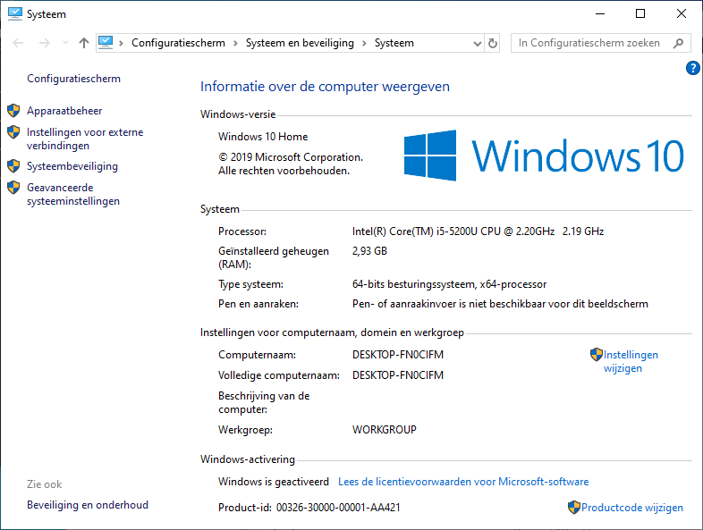 Windows 10 activeren: Stap 5