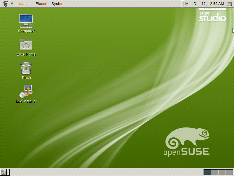 Gnome 2 desktop in OpenSuse